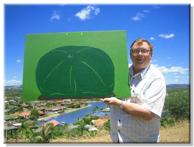 Captain's Baggy Green 1 ~ a work of art by Tronson Du Coudray